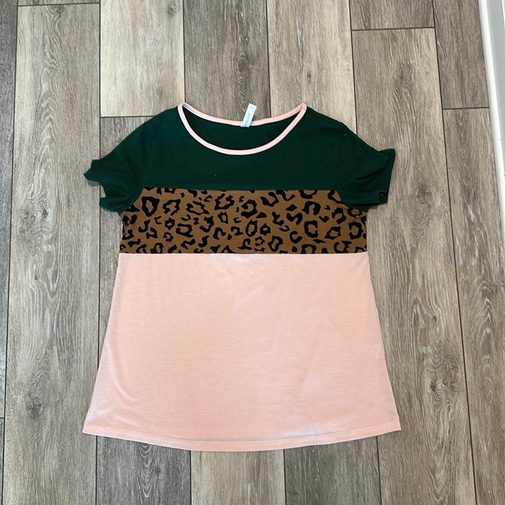 Tickled Teal tee